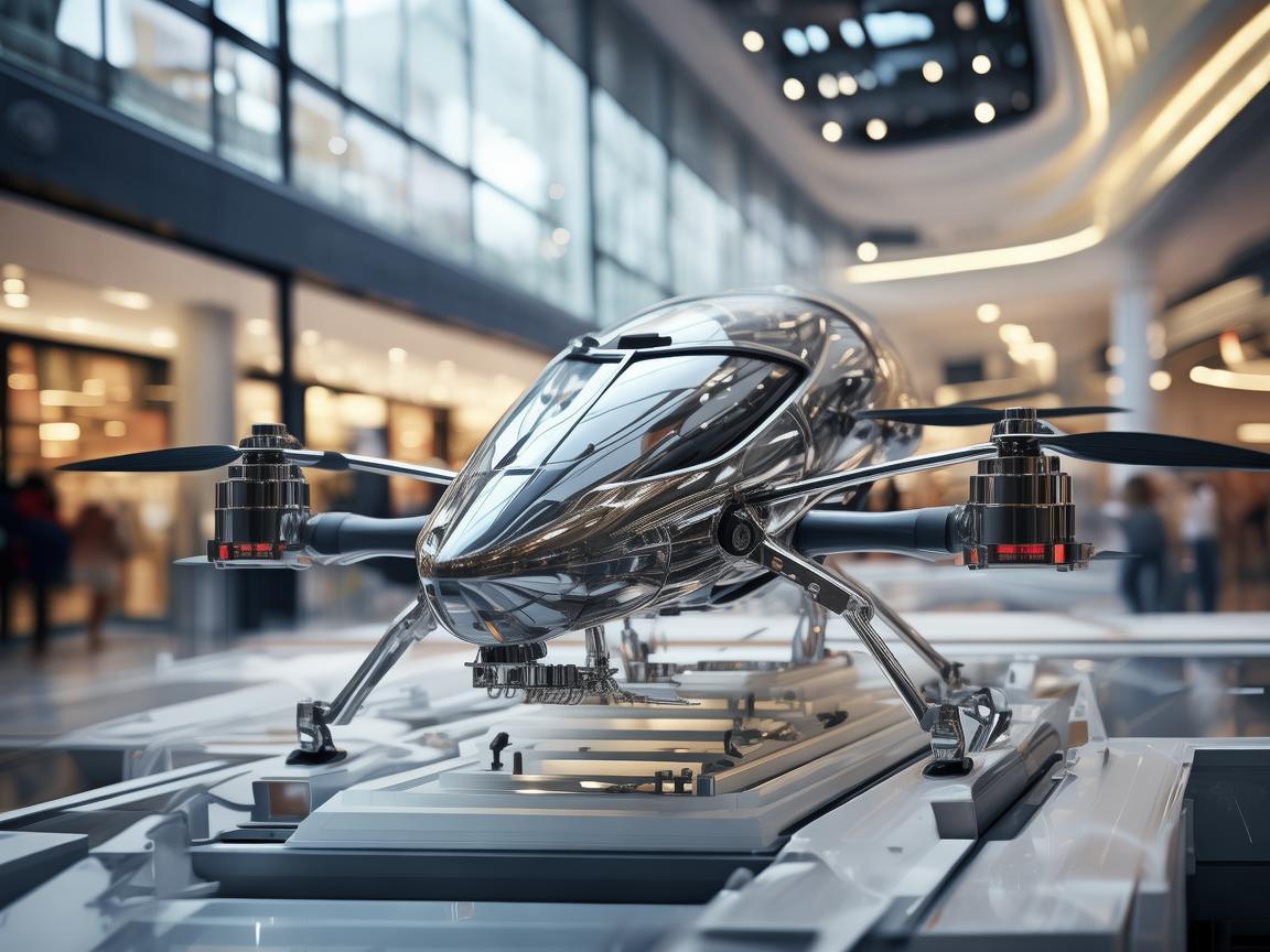 无人机在购物中心的整机装配与应用