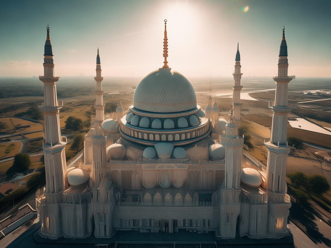 无人机助力清真寺全景记录