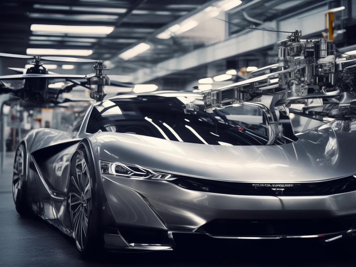 发电车助力无人机整机装配