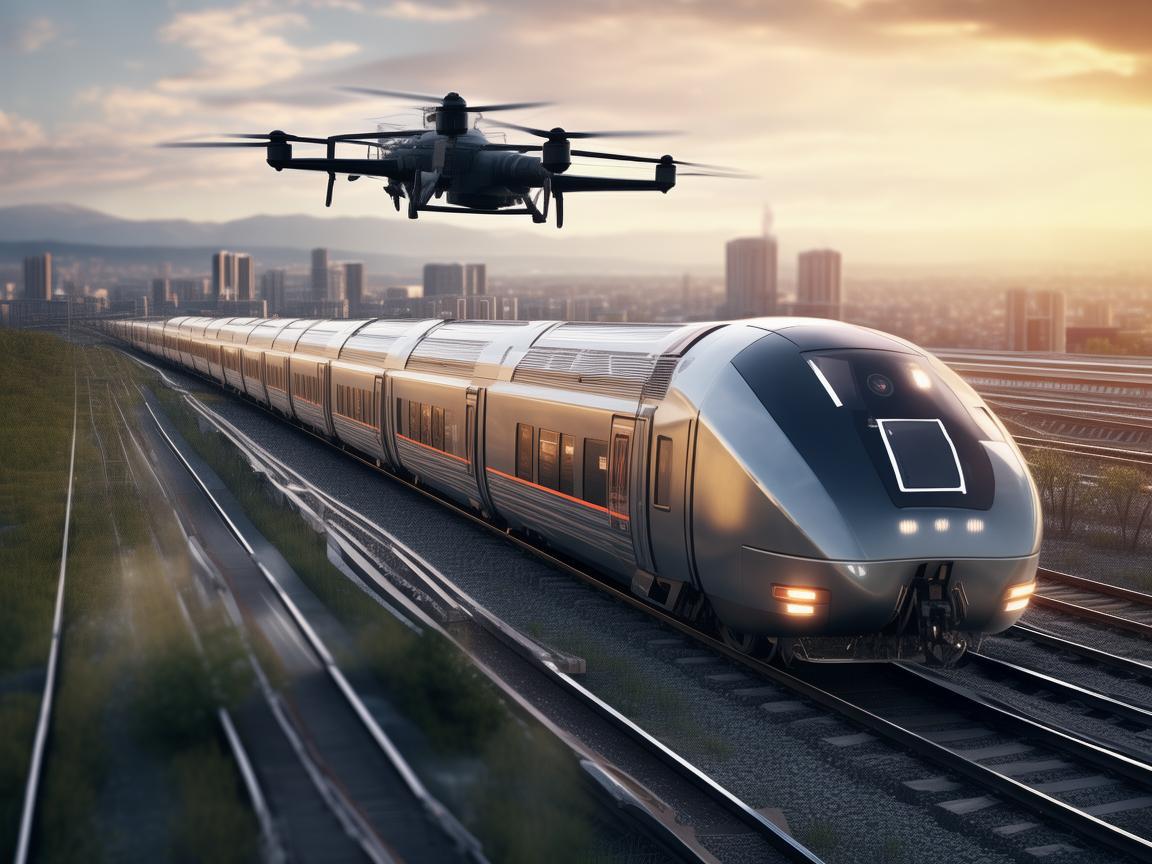 无人机助力城际列车巡检新变革